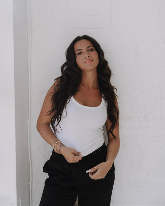 Scoop Neck Rib Tank