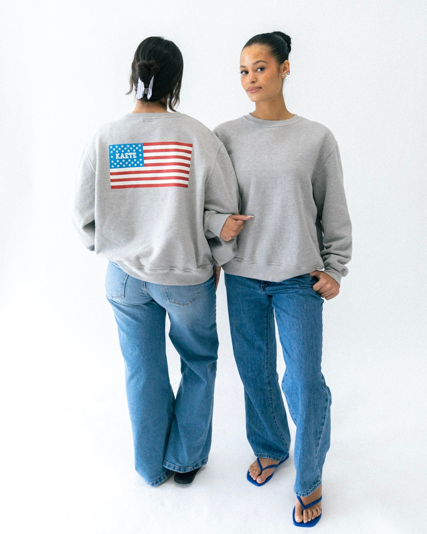 Graphic Flag Crewneck