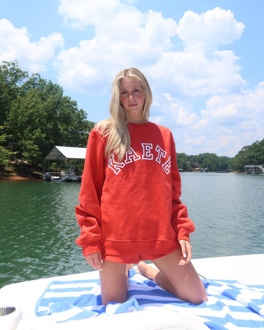 Cherry Red Crewneck